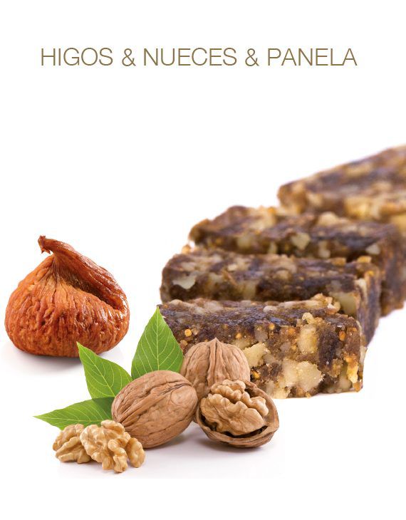 Turrón artesano higos, nueces y panela