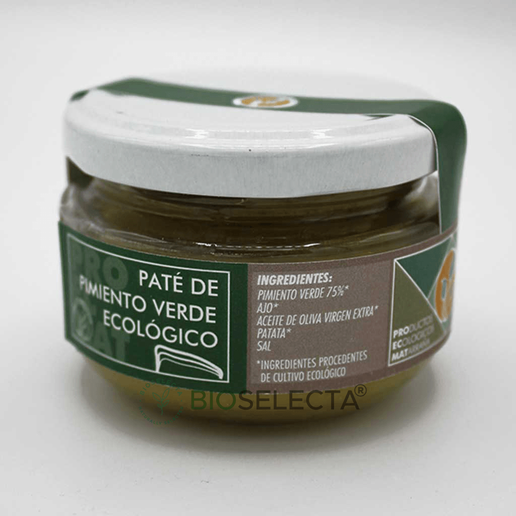 Paté de pimiento verde 120gr. Bio (Valdeltormo, Teruel)