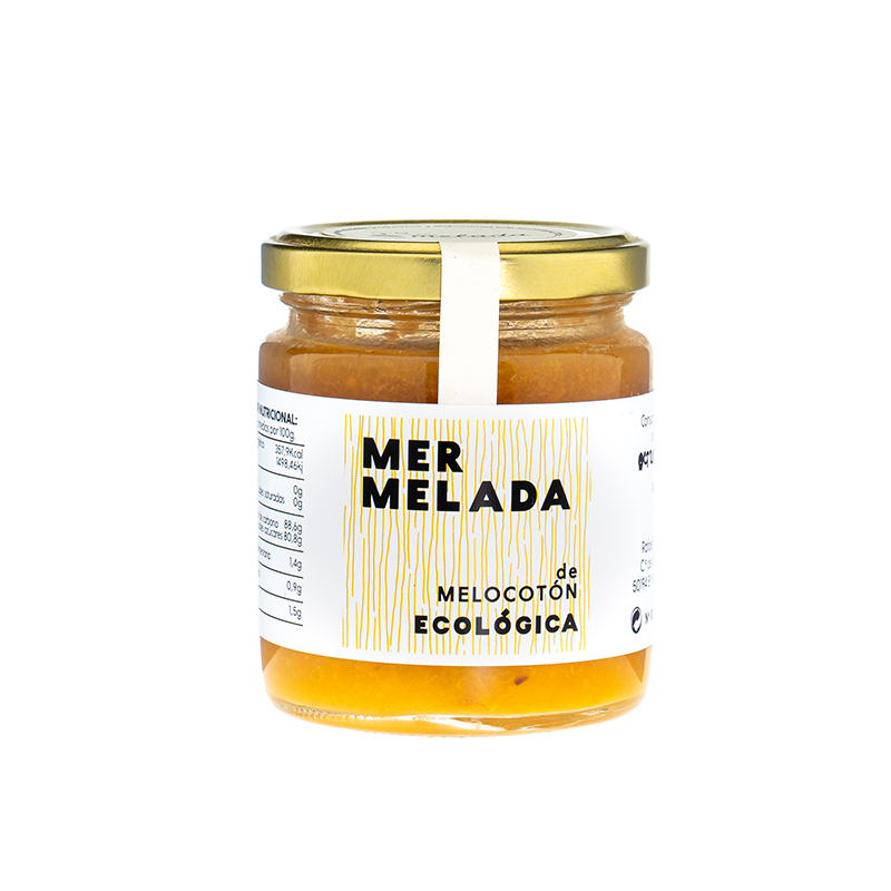 Mermelada de melocotón 250gr. Bio (Movera, Zaragoza)