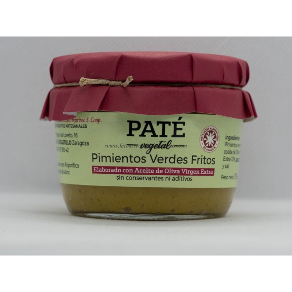 Paté Pimiento Verde Frito - 115 grs (Uncastillo, Zaragoza)