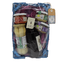 Cesta regalo "A quien has de dar la cena, no le quites la merienda".